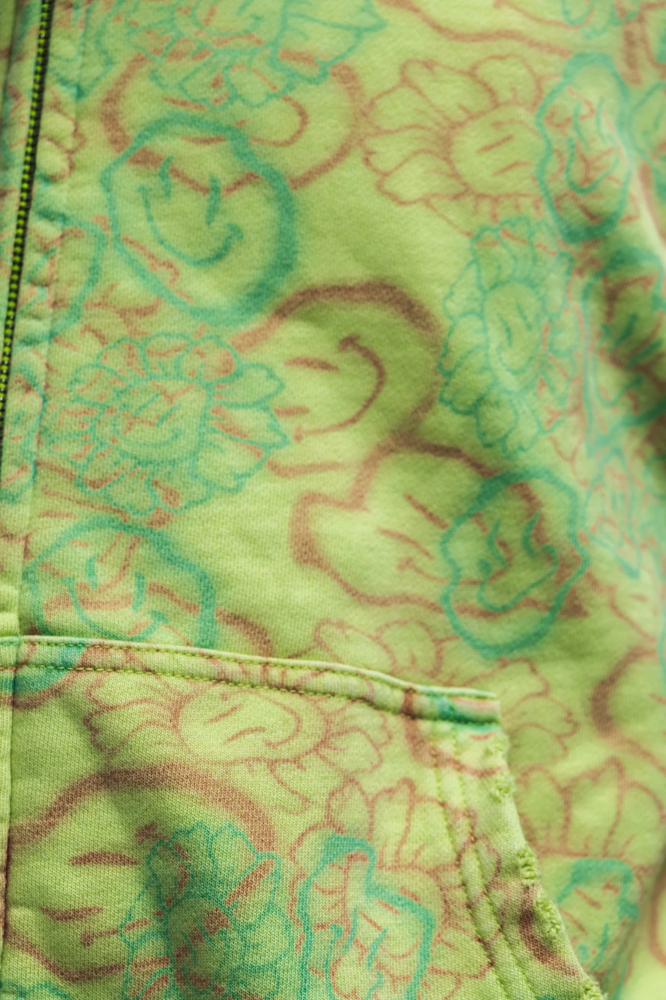 Frenzy Zip Up - Green - Image 4